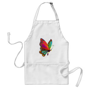 Tablier Papillon d'arc-en-ciel