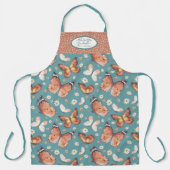 Tablier Papillon d'automne BOHO Floral Autumn Thanksgiving (Recto)