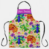 Tablier Papillon de professeur d'art  (Recto)