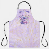 Tablier Papillon de rêve pourpre (Recto)