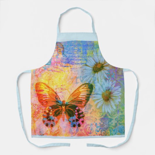 Tablier papillon et pâquerettes (Recto)