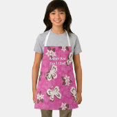 Tablier Papillon Honolua et Hibiscus hawaïen rose (Insitu)