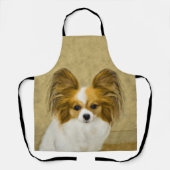 Tablier Papillon (Hound Tri) Peinture - Art Chien original (Recto)