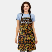 Tablier Papillon Monarque Baisers Apron (Porté)