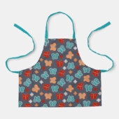 Tablier Papillon multicolore (Recto)