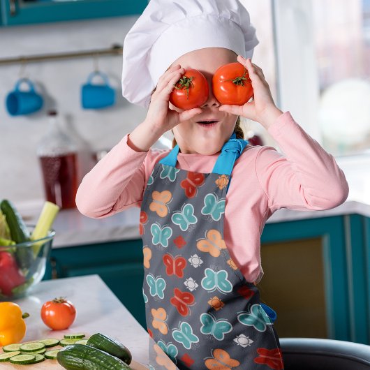 Tablier Papillon multicolore