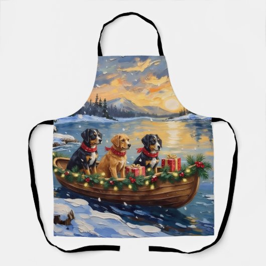 Tablier Papillon Noël Bateau Fêtes (Recto)