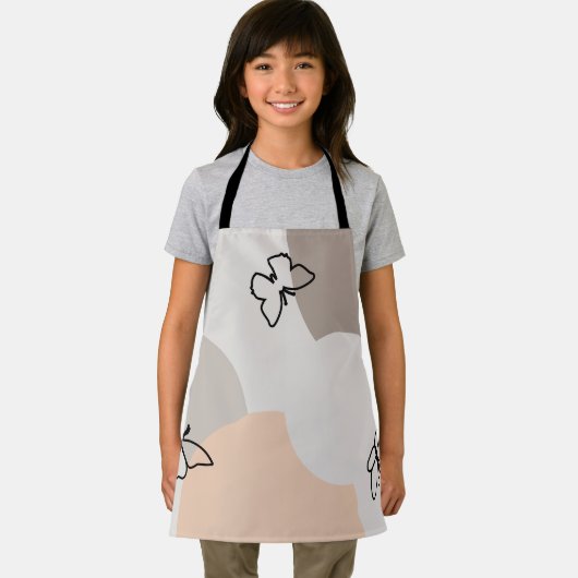 Tablier Papillon pastel beige (Insitu)