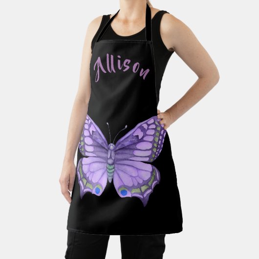 Tablier Papillon pourpre Nom des femmes noires (Insitu)