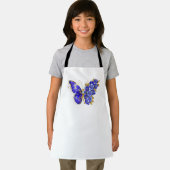 Tablier Papillon saphir à fleurs (Insitu)