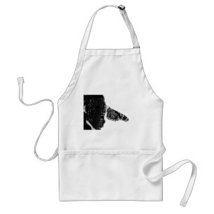 Tablier papillon timide blacq