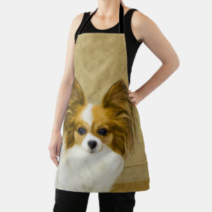 Tablier Papillon (Tri Hound) Peinture - Art de Chien Origi