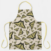 Tablier Papillons à queue jaune du sud-ouest partout (Recto)