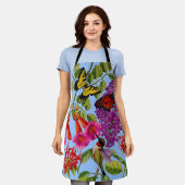 Tablier papillons de la vigne de trompette empreinte de co (Porté)