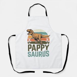 Tablier Pappysaurus Drôle Dinosaure Vintage Chemise Couche