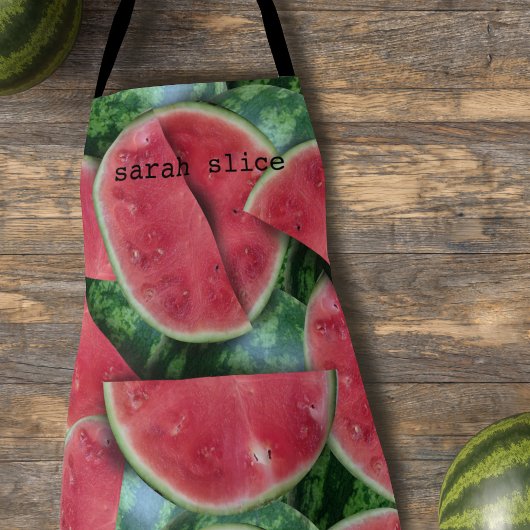 Tablier Pâque rouge Fruit Slice Kitchen Apron