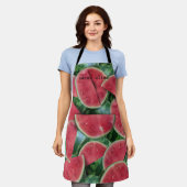 Tablier Pâque rouge Fruit Slice Kitchen Apron (Porté)