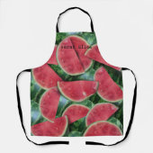 Tablier Pâque rouge Fruit Slice Kitchen Apron (Recto)