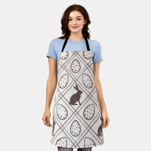 Tablier Pâques Brown (Porté)