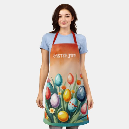 Tablier Pâques, Printemps (Porté)