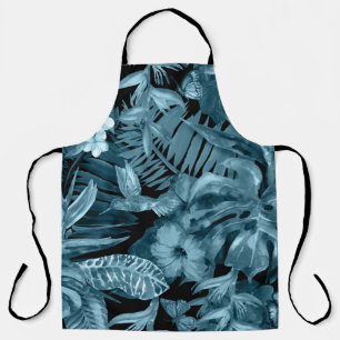 Tablier Paradis de l'aquarelle tropicale : Fleur de la jun