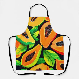 Tablier Paradis tropical de la papaye