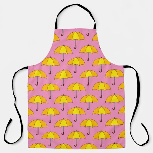 Tablier Parapluie Jaune (Recto)