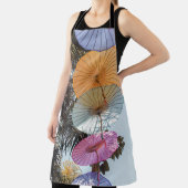 Tablier Parapluie rouge sur l'arbre vert (Insitu)