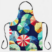 Tablier Parapluies colorés (Recto)