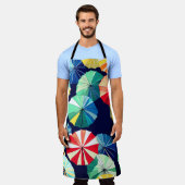 Tablier Parapluies colorés (Porté)