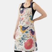 Tablier Parc à motifs floraux et ornithologiques (Insitu)