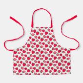 Tablier Parc de fraises Montessori pour enfants (Recto)