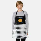 Tablier Parc de la sculpture Citrouille d'Halloween (Porté)