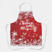 Tablier Parc des flocons de Noël (Recto)