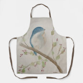 Tablier Parc d'oiseaux bleus (Recto)