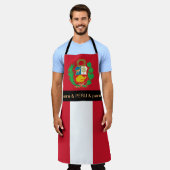 Tablier Parc du Drapeau du Pérou Cuisine des Chefs (Porté)
