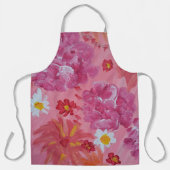 Tablier Parc floral Rose du coucher du soleil (Recto)