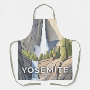 Tablier Parc national de Yosemite Aquarelle Voyage