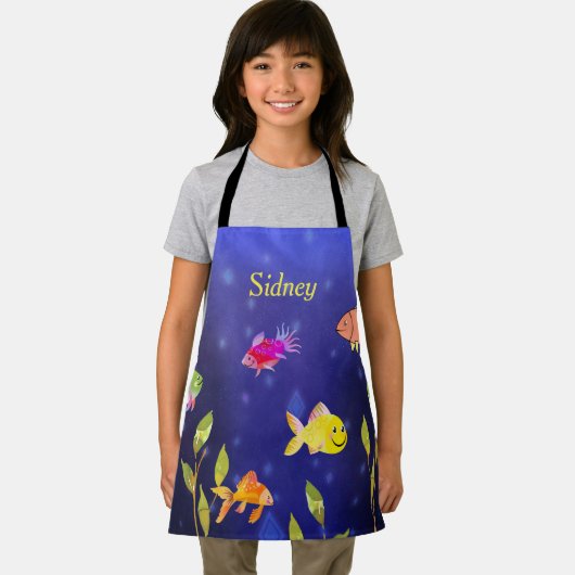 Tablier Parc pour enfants en petite taille avec poisson (Insitu)