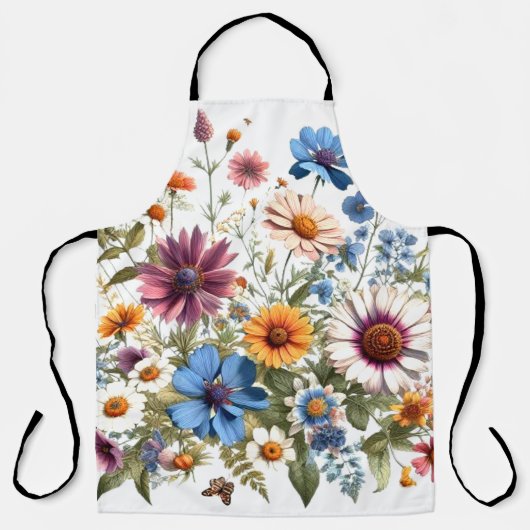 Tablier Parc Unisex fleur sauvage (Recto)