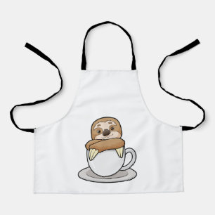 Tablier Parcelle avec la coupe du café