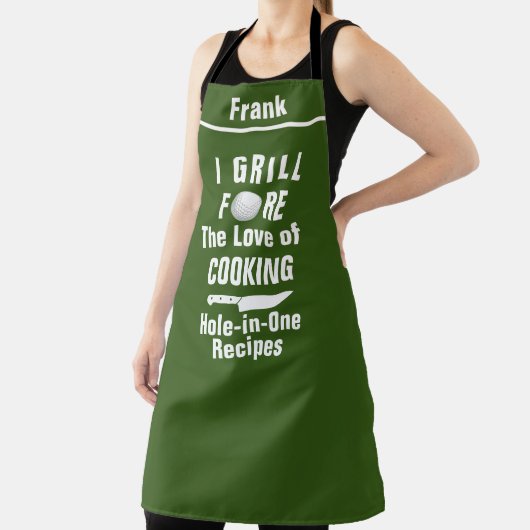 Tablier Parcours de golf personnalisé Trou en un : Funny G (Insitu)