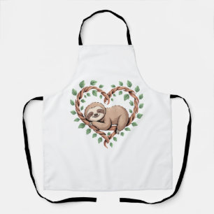 Tablier Paresseux Amoureux Des Animaux Illustration Tropic