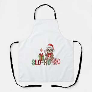 Tablier Paresseux de Noël Slo Ho Ho 2
