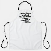 Tablier Parfois On Nourrit La Folie (Recto)