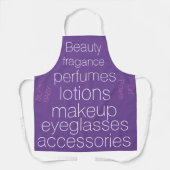 Tablier parfums, boutique, lunettes, fragilité, lunettes d (Recto)