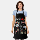 Tablier Paris Café Solaire Imaginaire Pays Tour Eiffel (Porté)