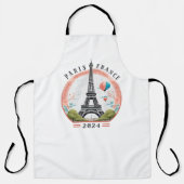 Tablier Paris France 2024, Tour Eiffel (Recto)