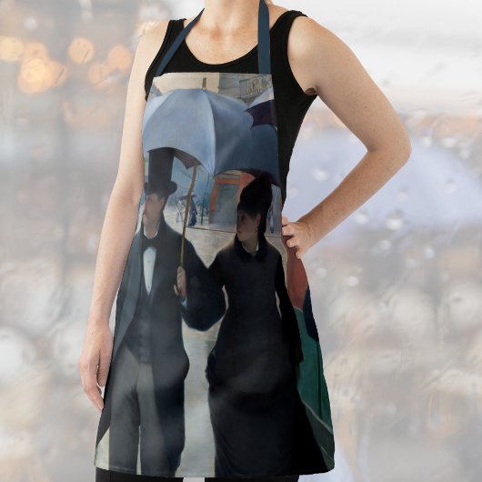 Tablier Paris Street in Rainy Weather - Gustave Caillebot