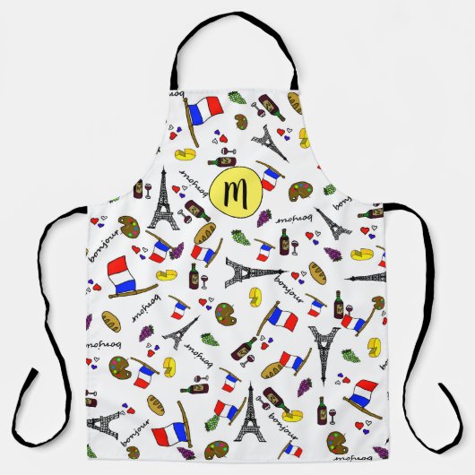 Tablier Parking à thème de Paris (Recto)